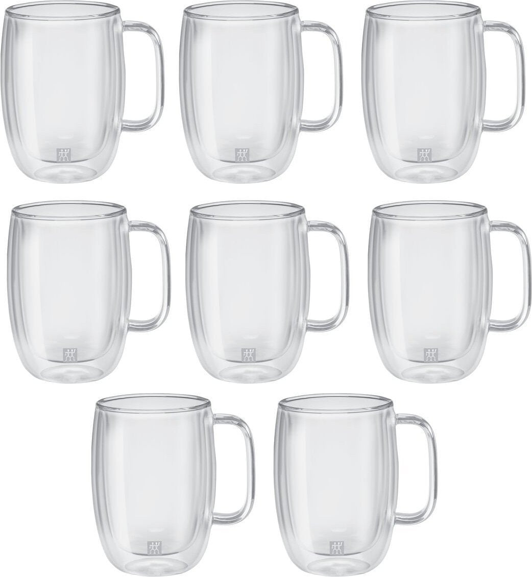 Zwilling - Sorrento 8 PC Double-Wall Latte Glass Set - 39500-126