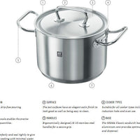 Zwilling - Twin Classic 9 PC Stainless Steel Cookware Set - 40901-007