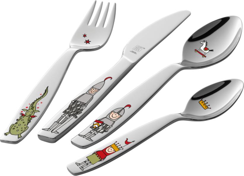 Zwilling - Twin Eckbert 4 PC Stainless Steel Children Flatware Set - 07132-210