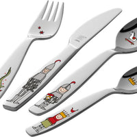 Zwilling - Twin Eckbert 4 PC Stainless Steel Children Flatware Set - 07132-210