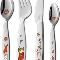 Zwilling - Twin Emilie 4 PC Stainless Steel Children Flatware Set - 07136-210