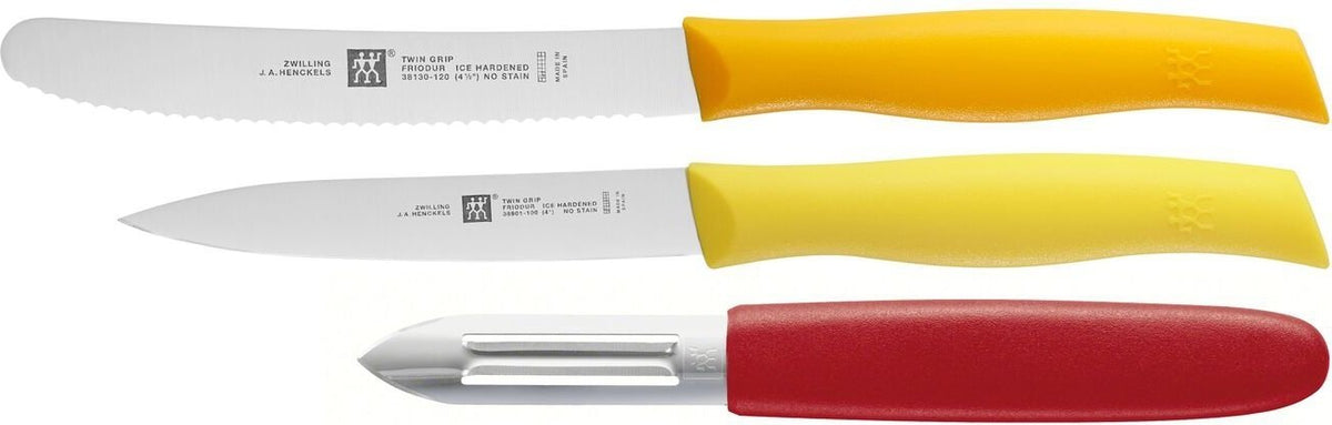Zwilling - Twin Grip 3 PC Stainless Steel Knife Set - 38099-003