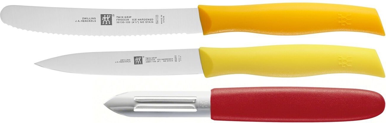 Zwilling - Twin Grip 3 PC Stainless Steel Knife Set - 38099-003
