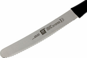 Zwilling -Twin Grip 4.5" Stainless Steel Black Utility Knife - 38725-122