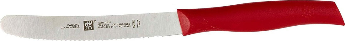 Zwilling - Twin Grip 4.5" Stainless Steel Utility Knife Red - 38095-122