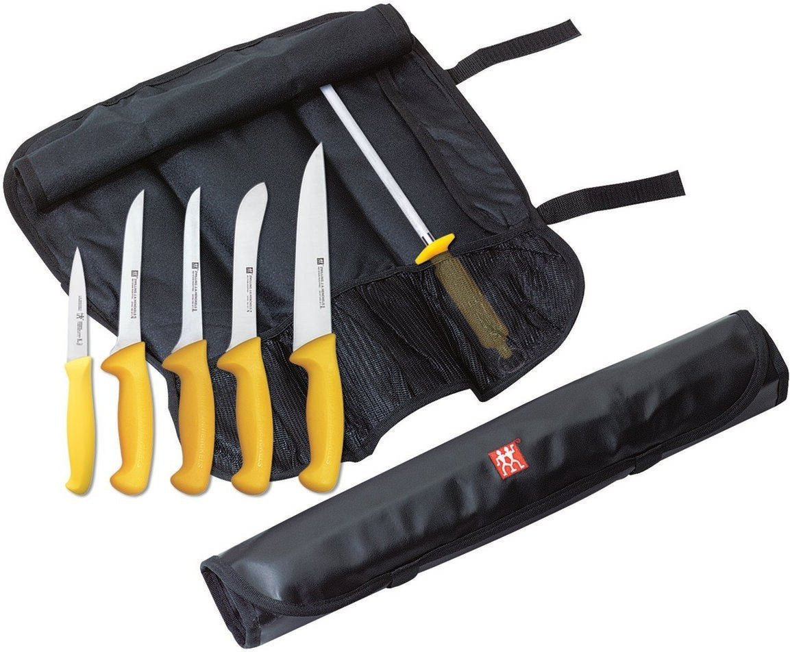 Zwilling - Twin Master 7 PC Stainless Steel Knife Roll Set - 32141-000