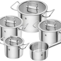 Zwilling - Twin Pro 9 PC Stainless Steel Cookware Set - 65120-005