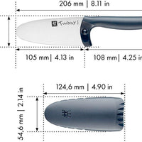 Zwilling - Twinny 4" Stainless Steel Blue Kids Chef's Knife - 36540-101