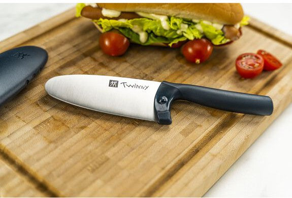 Zwilling - Twinny 4" Stainless Steel Blue Kids Chef's Knife - 36540-101