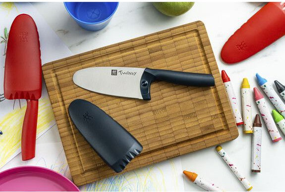 Zwilling - Twinny 4" Stainless Steel Blue Kids Chef's Knife - 36540-101