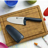 Zwilling - Twinny 4" Stainless Steel Blue Kids Chef's Knife - 36540-101