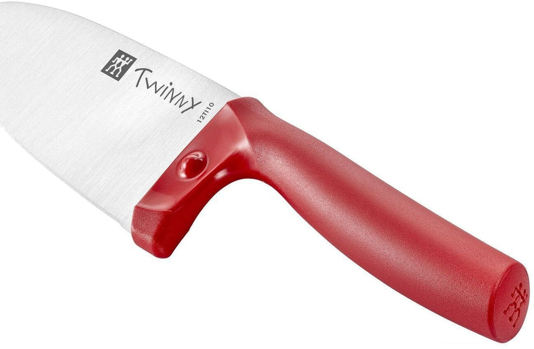 Zwilling - Twinny 4" Stainless Steel Red Kids Chef's Knife - 36550-101