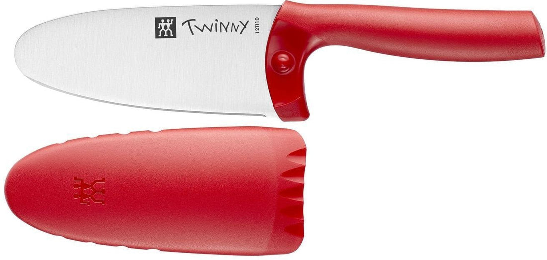 Zwilling - Twinny 4" Stainless Steel Red Kids Chef's Knife - 36550-101