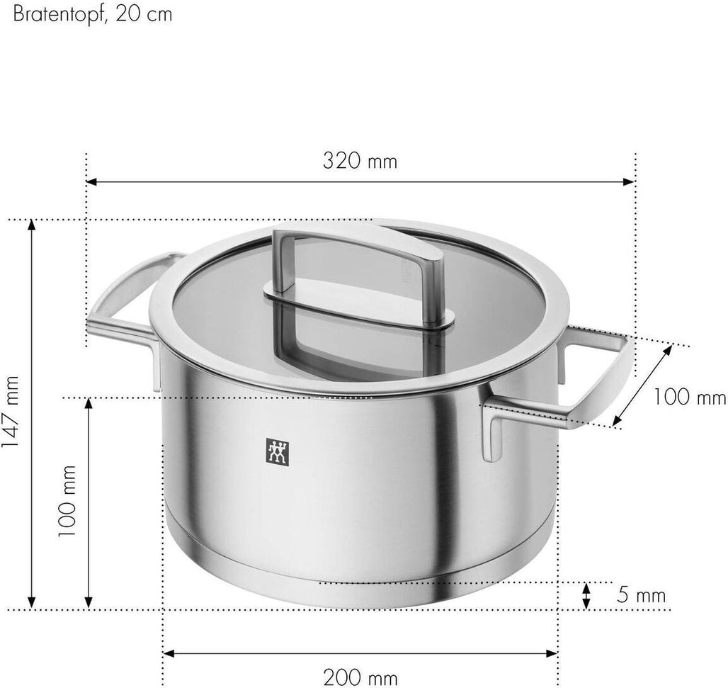 Zwilling - Vitality 10 PC Stainless Steel Cookware Set - 66460-009