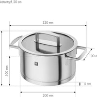 Zwilling - Vitality 10 PC Stainless Steel Cookware Set - 66460-009