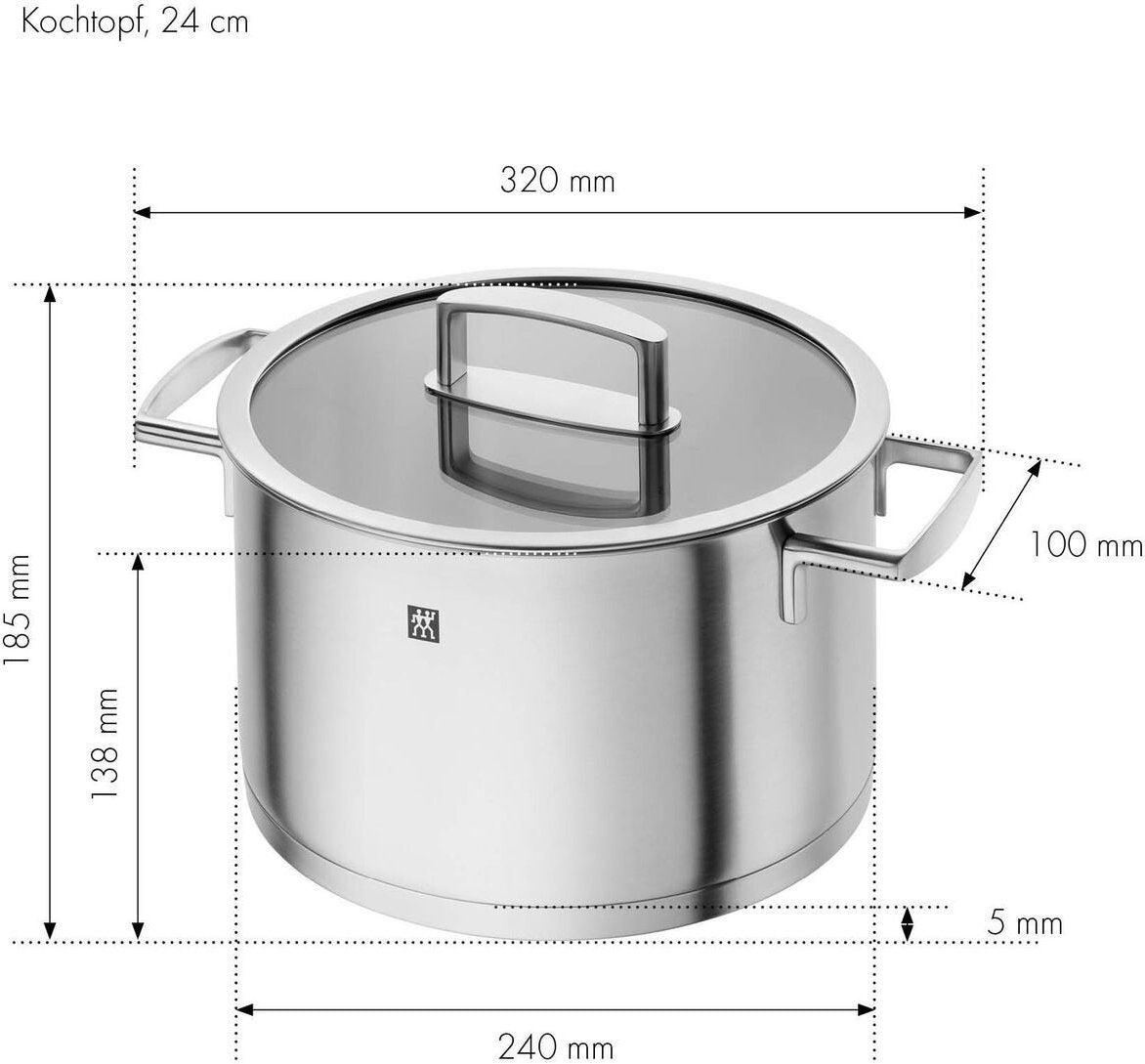 Zwilling - Vitality 10 PC Stainless Steel Cookware Set - 66460-009