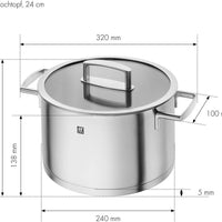 Zwilling - Vitality 10 PC Stainless Steel Cookware Set - 66460-009