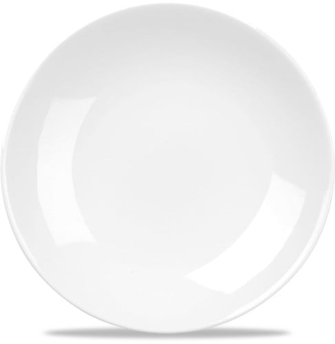 Churchill - 12" Round Alchemy Balance Plate - China, White - Pack of 6 - AC12