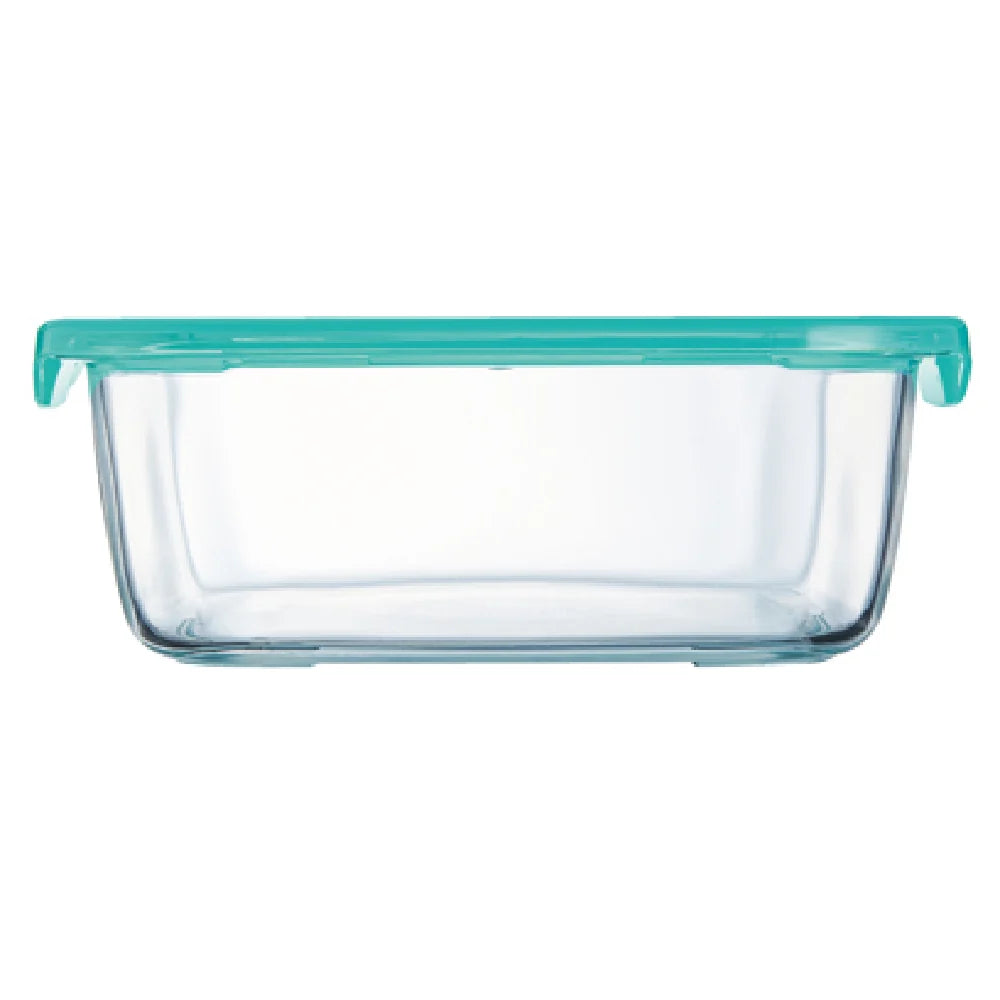 Arc Cardinal - 41-1/4 Oz. Square Stackable Glass Container, Pack of 6 - P5520