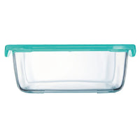 Arc Cardinal - 41-1/4 Oz. Square Stackable Glass Container, Pack of 6 - P5520