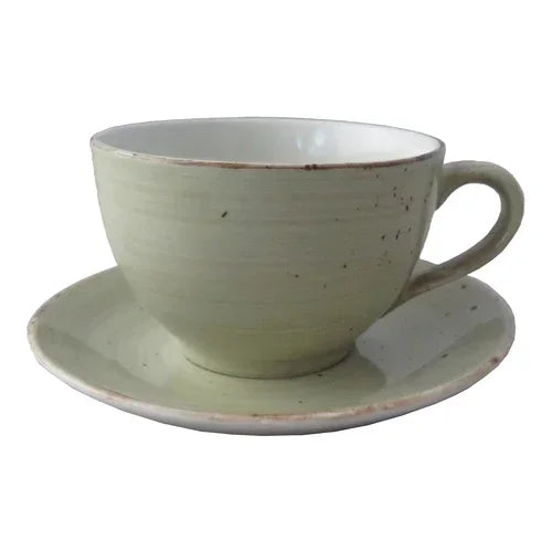 Continental Commercial Products - Cup Cappuccino 10 Oz Rustic Green - Pack of 24 - 51RUS030-02