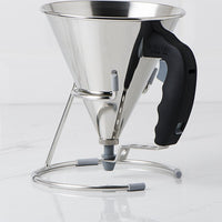 de Buyer - 0.8 L Stainless Steel Mini Piston Funnel - 77335300