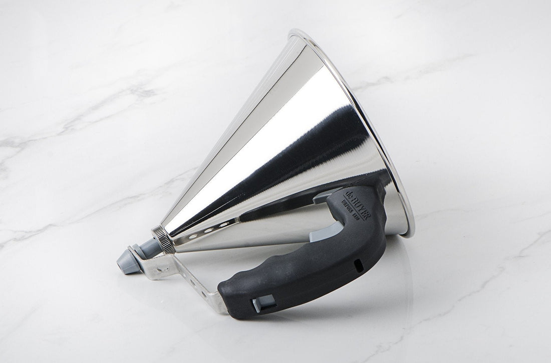 de Buyer - 0.8 L Stainless Steel Mini Piston Funnel - 77335300