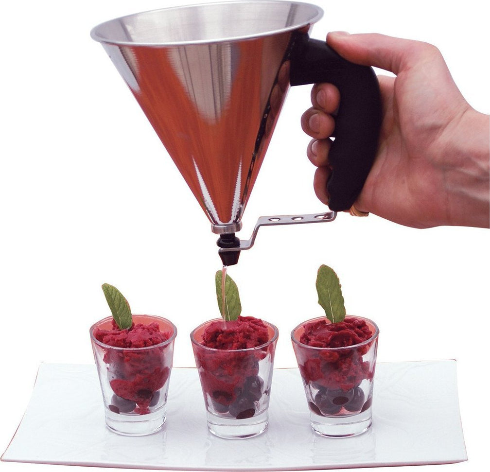 de Buyer - 0.8 L Stainless Steel Mini Piston Funnel - 77335300