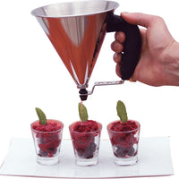 de Buyer - 0.8 L Stainless Steel Mini Piston Funnel - 77335300