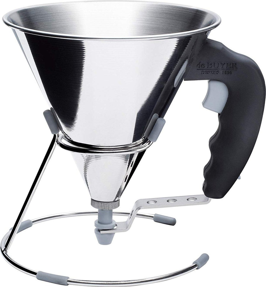 de Buyer - 0.8 L Stainless Steel Mini Piston Funnel - 77335300