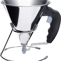 de Buyer - 0.8 L Stainless Steel Mini Piston Funnel - 77335300