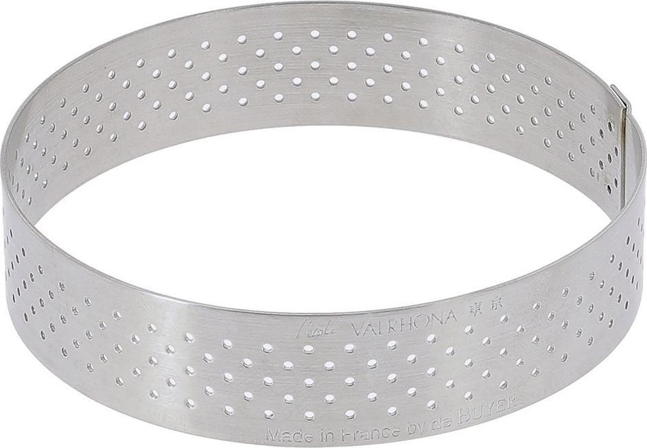 de Buyer - 2.2" Stainless Steel Mini Perforated Tart Ring - 3099.01