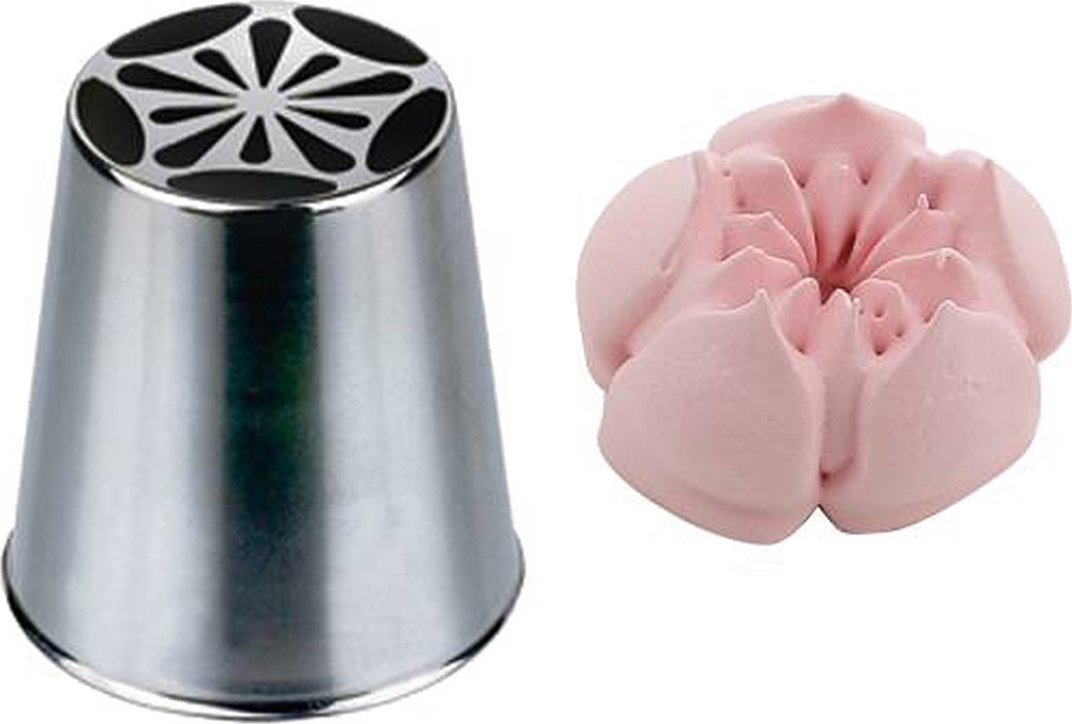 de Buyer - 2.6 Cm Stainless Steel Russian Pastry Nozzle No. 241 - 2120.01