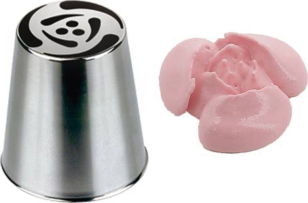 de Buyer - 2.6 Cm Stainless Steel Russian Pastry Nozzle No. 242 - 2120.02
