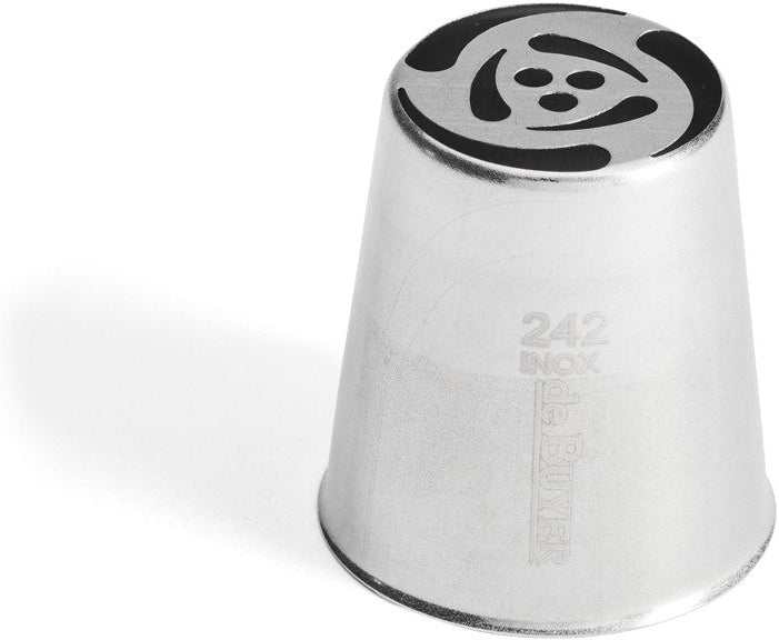 de Buyer - 2.6 Cm Stainless Steel Russian Pastry Nozzle No. 242 - 2120.02
