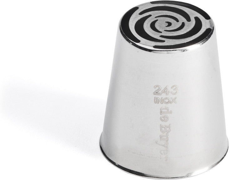 de Buyer - 2.6 Cm Stainless Steel Russian Pastry Nozzle No. 243 - 2120.03
