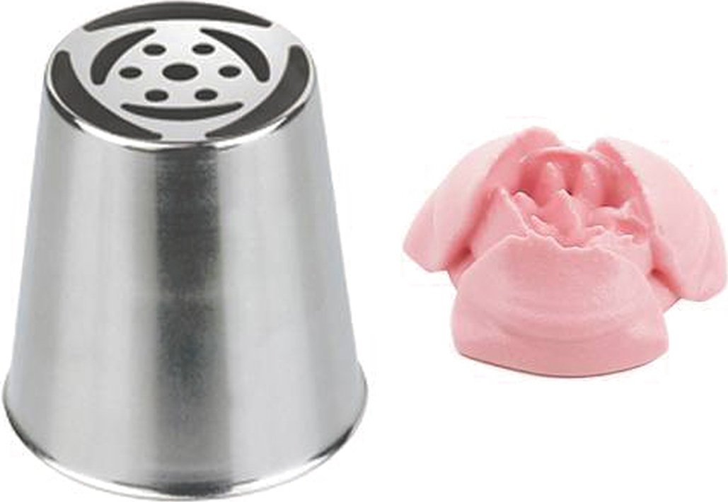 de Buyer - 2.6 Cm Stainless Steel Russian Pastry Nozzle No. 244 - 2120.04