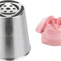 de Buyer - 2.6 Cm Stainless Steel Russian Pastry Nozzle No. 244 - 2120.04