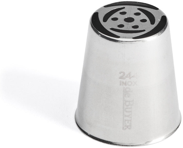 de Buyer - 2.6 Cm Stainless Steel Russian Pastry Nozzle No. 244 - 2120.04