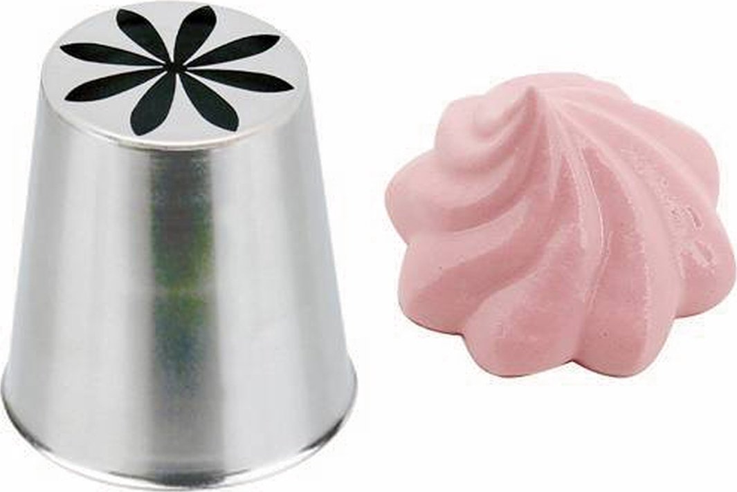 de Buyer - 2.6" Stainless Steel Russian Pastry Nozzle No. 248 - 2120.08