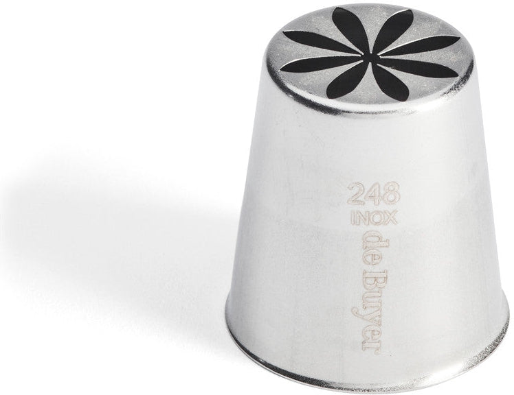 de Buyer - 2.6" Stainless Steel Russian Pastry Nozzle No. 248 - 2120.08
