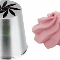 de Buyer - 2.6" Stainless Steel Russian Pastry Nozzle No. 257 - 2120.07