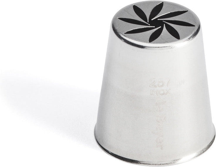 de Buyer - 2.6" Stainless Steel Russian Pastry Nozzle No. 257 - 2120.07