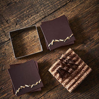 de Buyer - 2.8" Stainless Steel Square Mini Perforated Tart - 3099.19