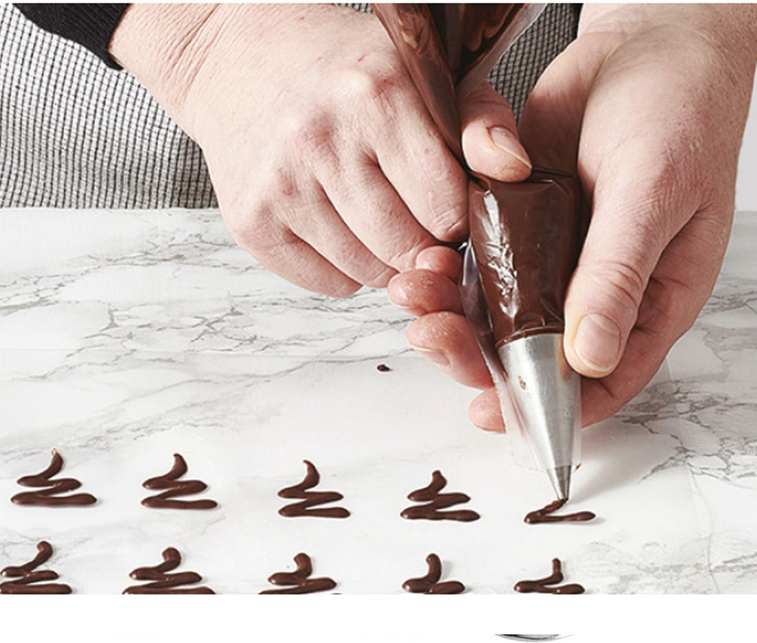 de Buyer - 40 Cm Polyethylene Pastry Bags (Roll Of 100) - 4348.40N