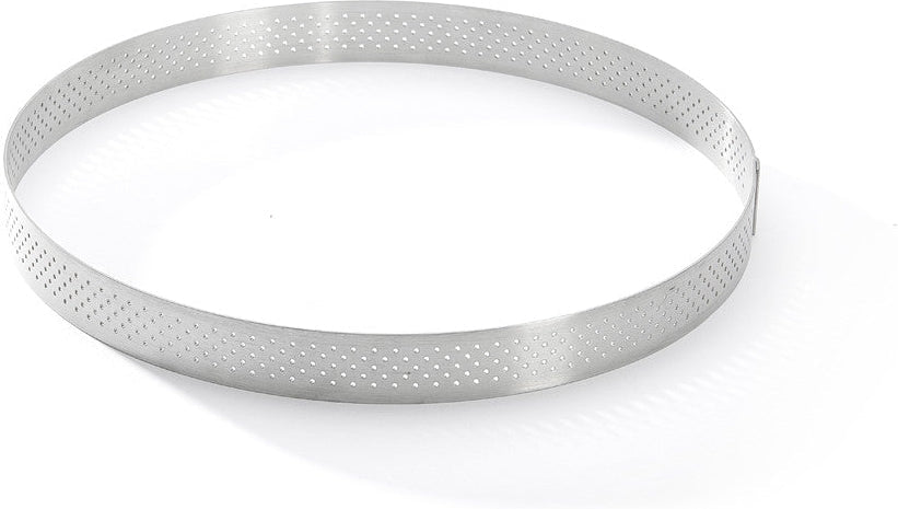 de Buyer - 8" Stainless Steel Perforated Tart Ring - 3099.08