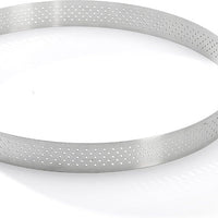 de Buyer - 8" Stainless Steel Perforated Tart Ring - 3099.08