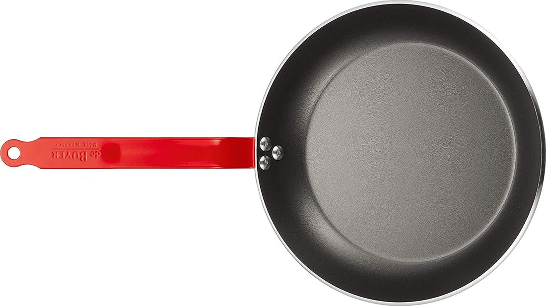 de Buyer - Choc 12.5" Red Handle Non-Stick Fry Pan (32 cm) - 8050.32