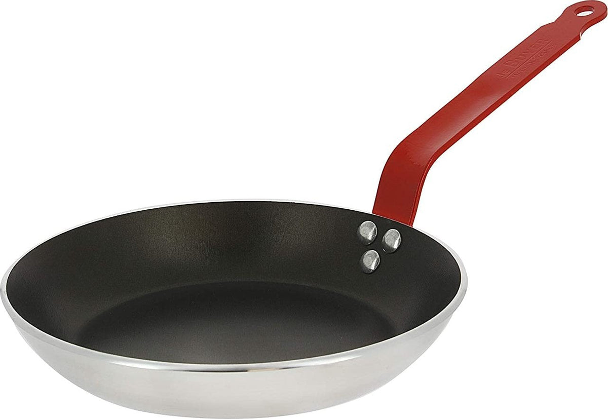 de Buyer - Choc 9.5" Red Handle Non-Stick Fry Pan (24 cm) - 8050.24