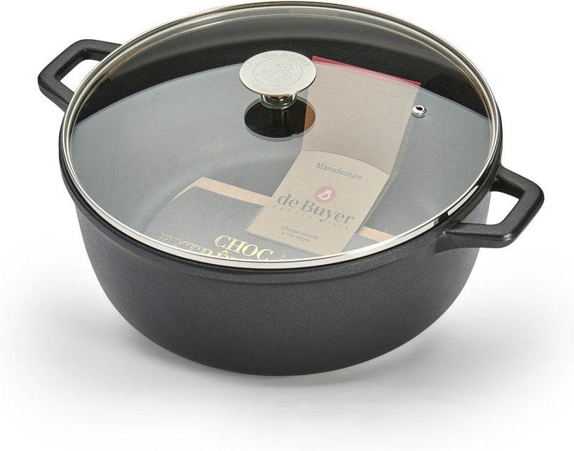 de Buyer - Choc Extreme 11" Non-Stick Stewpan with Lid (28 cm) - 8311.28 - DISCONTINUED